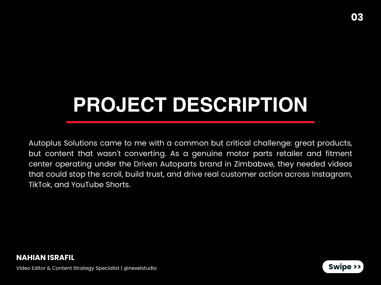 Autoplus × Driven Autoparts: Launching a Brake Pad Brand — slide 2 of 8