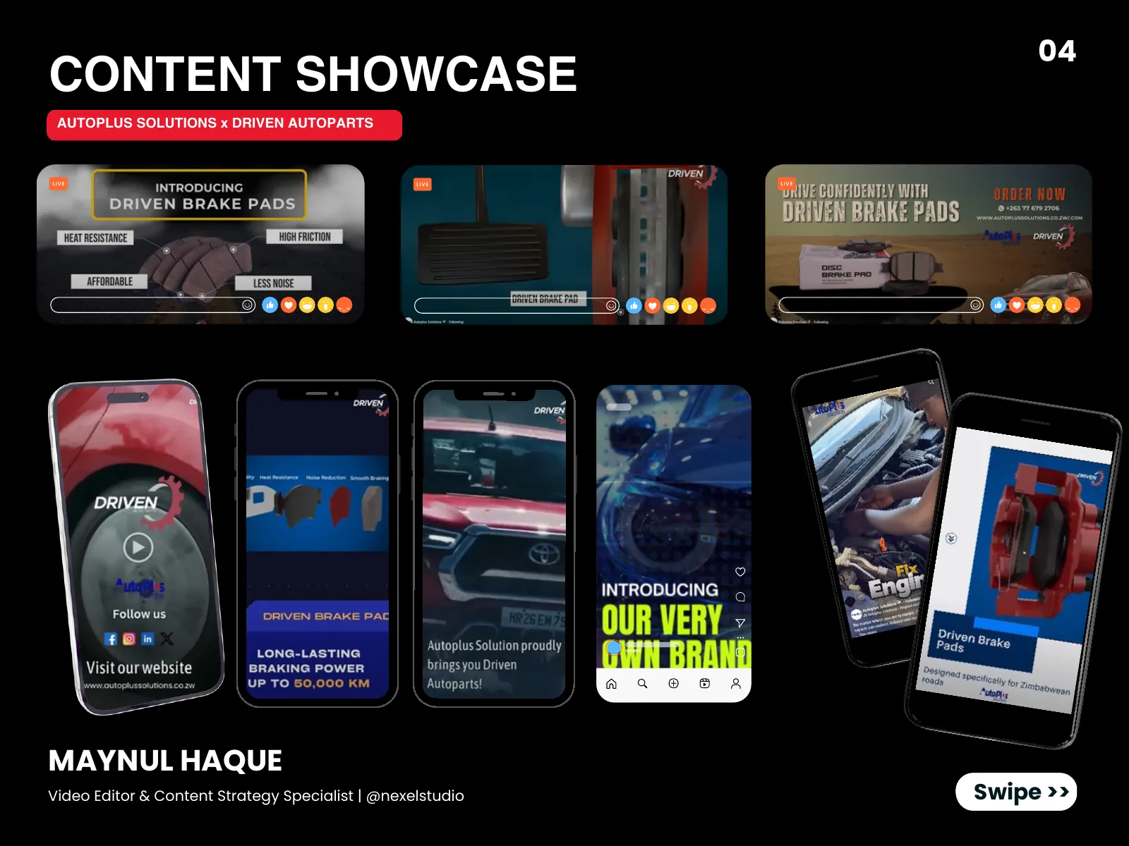 Autoplus × Driven Autoparts: Launching a Brake Pad Brand — slide 7 of 8