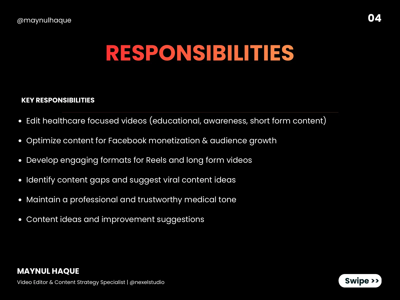 Doctor Monir Child Care: 10 Months of Video & Content Strategy — slide 4 of 9