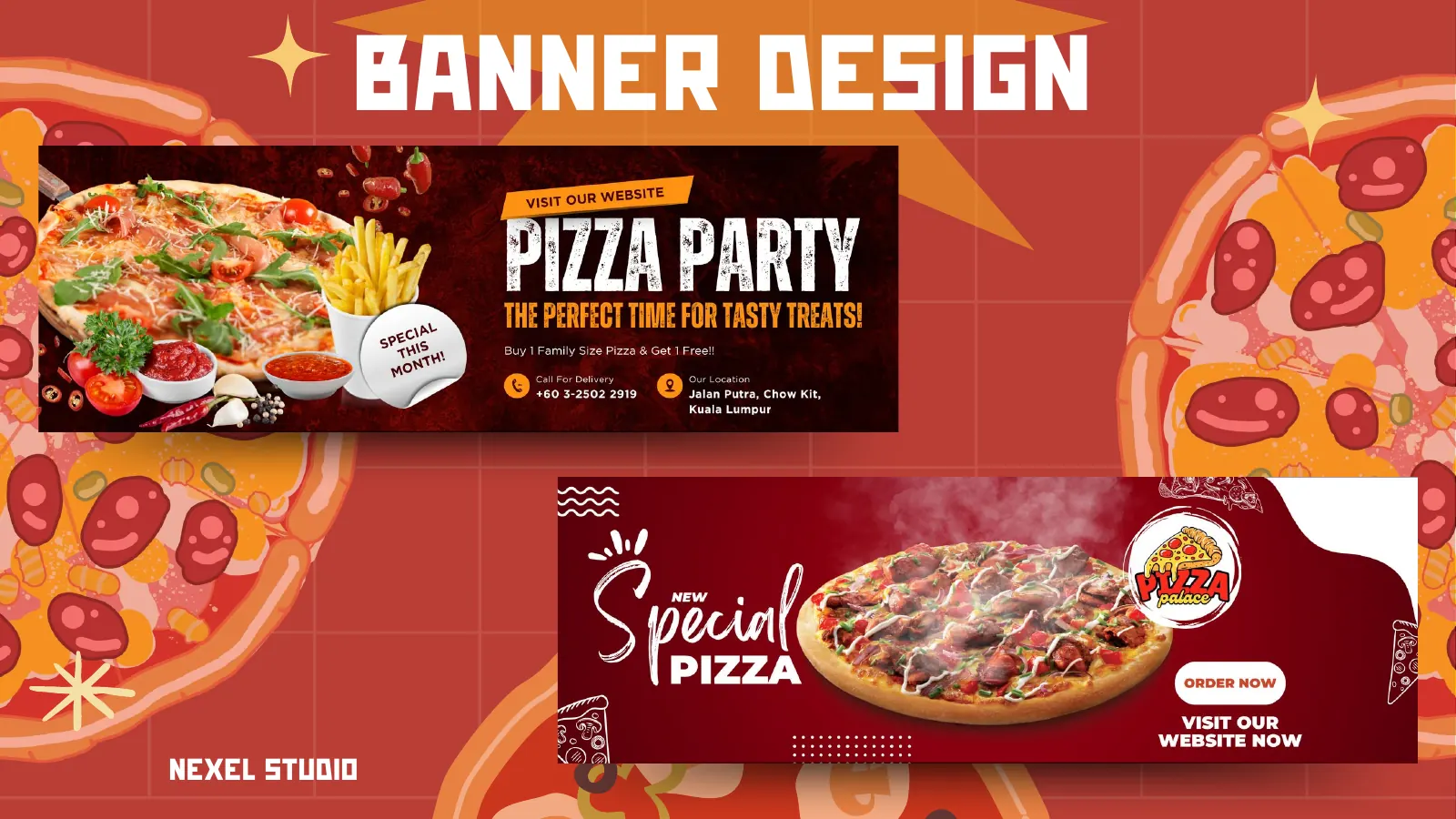 Pizza Palace: Social Media Design — slide 3 of 7
