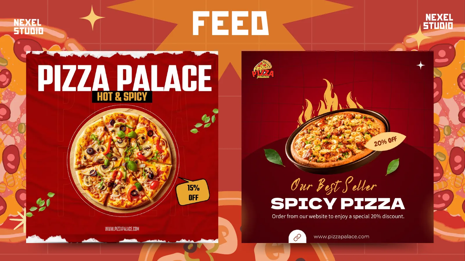 Pizza Palace: Social Media Design — slide 4 of 7