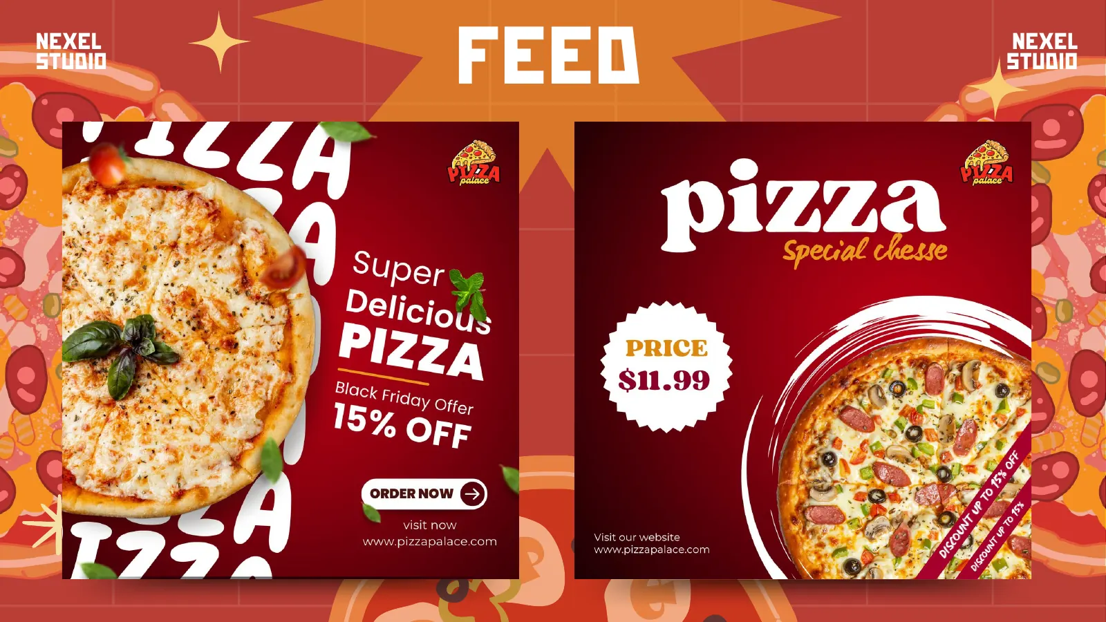 Pizza Palace: Social Media Design — slide 6 of 7