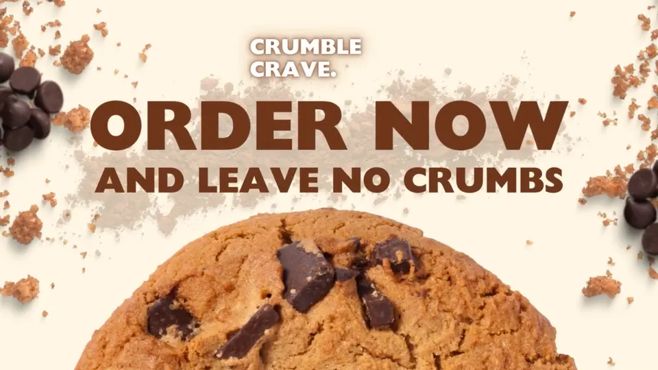 Chocolate Cookie Product Ad