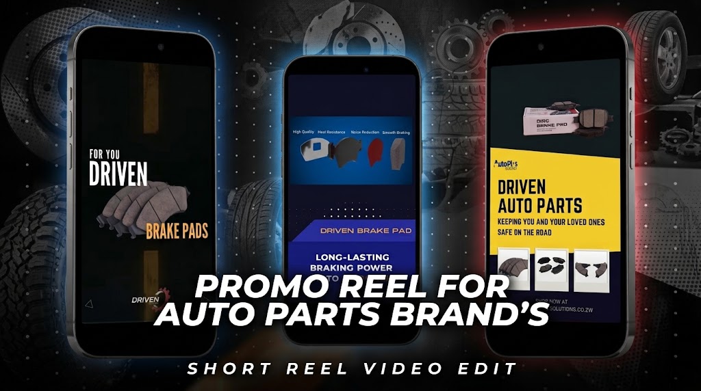 Disc Brake Pad Range — Short-Form Promo Reel